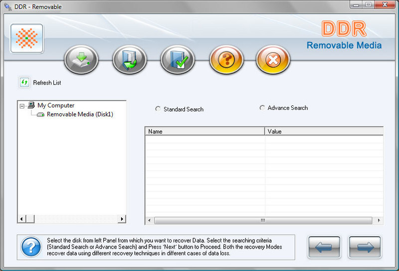 Memory Card Data Restore Screenshot